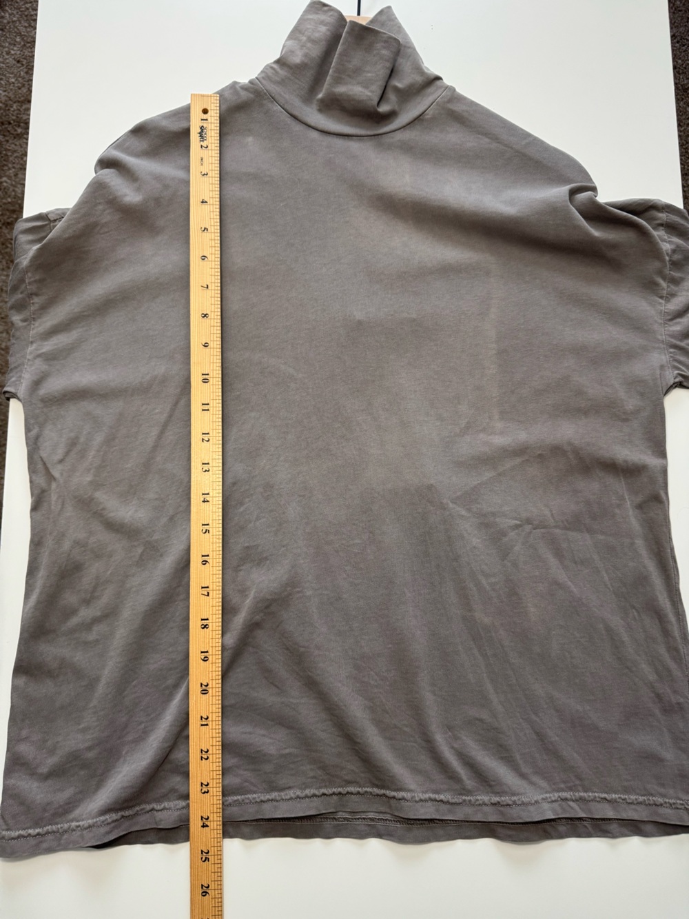 Olderbrother Long Sleeve Turtleneck Organic Japanese Cotton Shirt men’s size XS - Picture 10 of 12